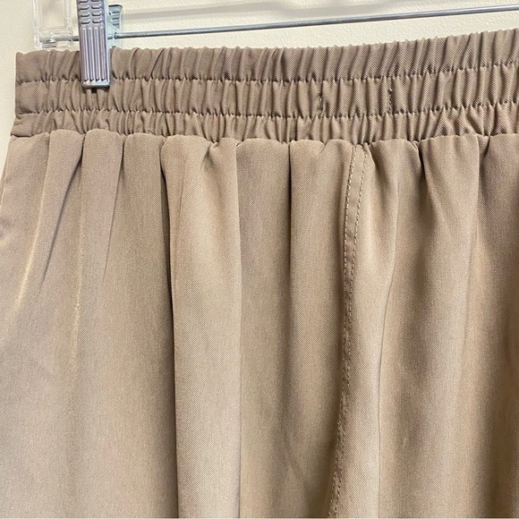 Max Studio Tan Pull On Trouser Pants in Mocha Size Large - Picture 9 of 11